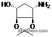 Molecular Structure of 592533-90-9 ((3aS,4R,6S,6aR)-6-Aminotetrahydro-2,2-dimethyl-4H-cyclopenta-1,3-dioxol-4-ol)